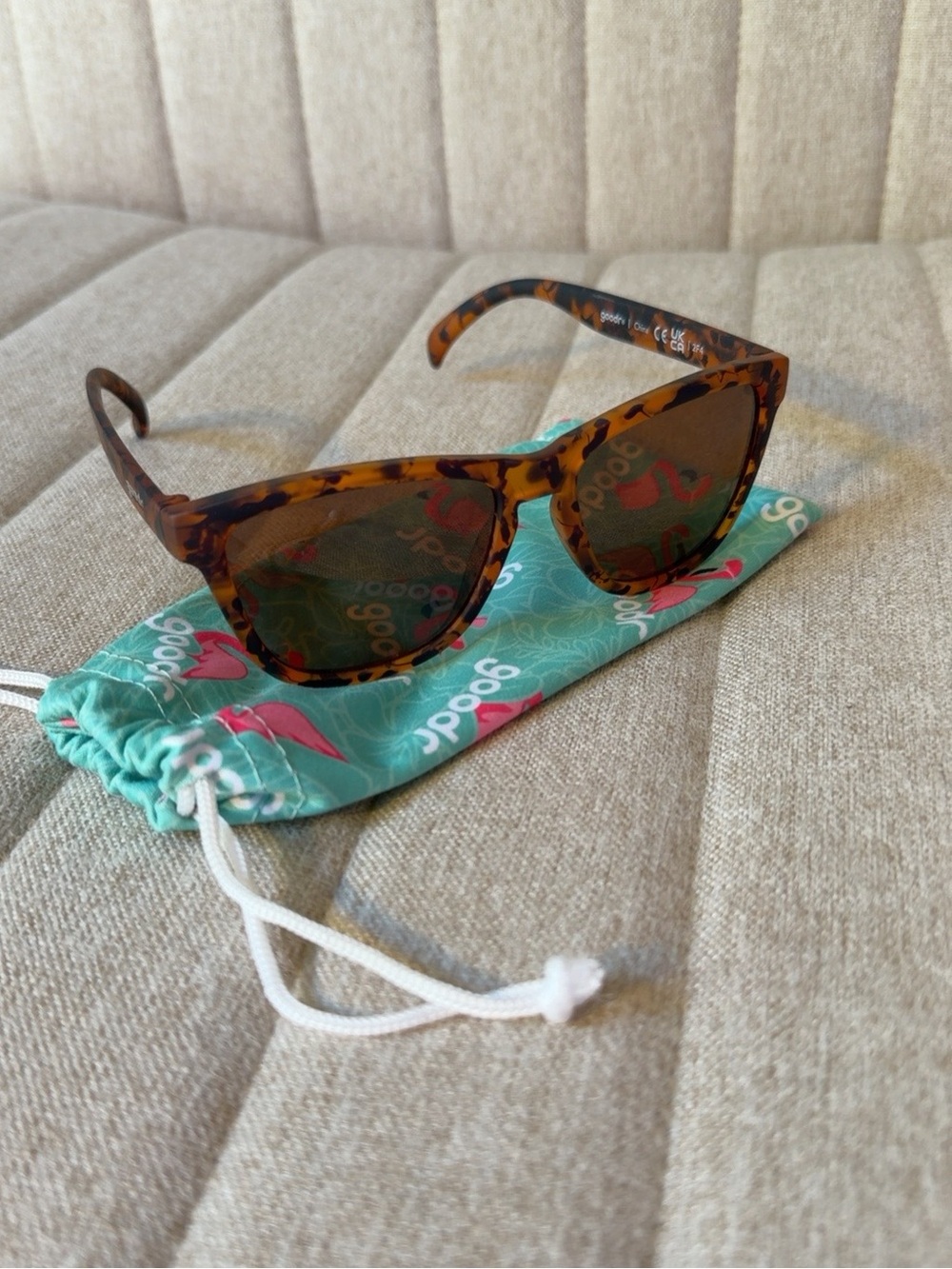 goodr OG Bosley’s Basset Hound Dreams Tortoise Polarized Sunglasses